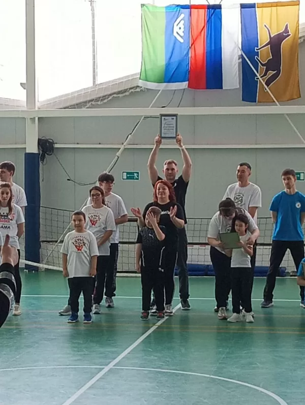Профсоюзные соревнования "Папа, мама, я - спортивная семья!"